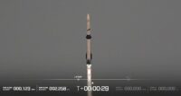 New Glenn rocket rises into the sky