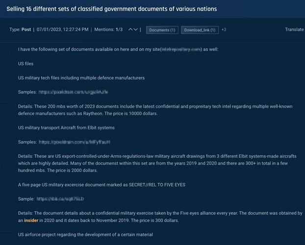 Cybersixgill report