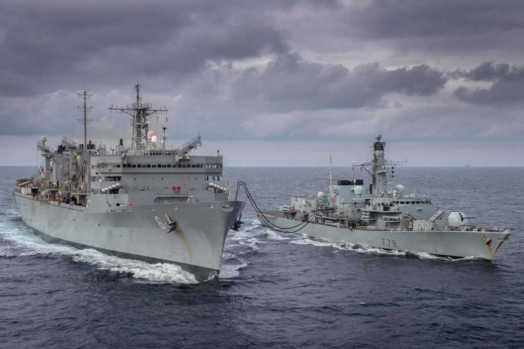 US Navy warships